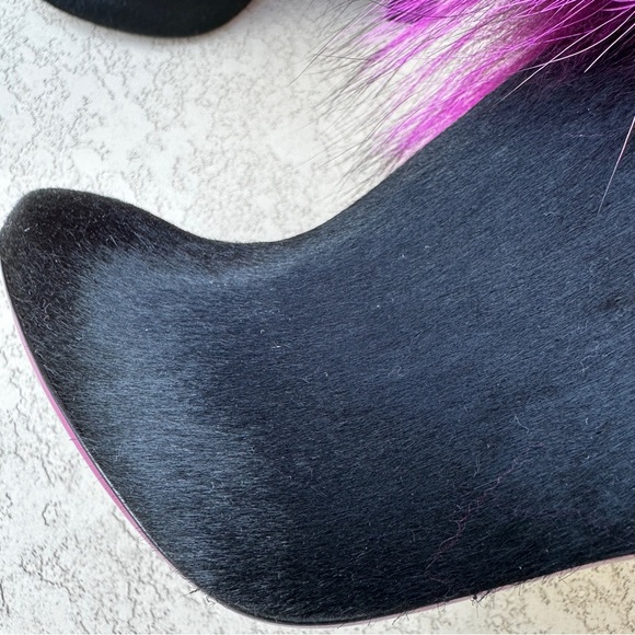 Fendi fox fur trim boots - Picture 7 of 14